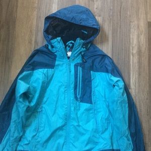 Cute Blue Size Small Waterproof Rain Jacket ☔️